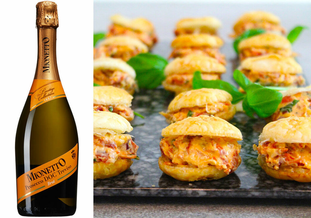 Mionetto Prosecco Brut passar till italienska smördegssnäckor. Mionetto Prosecco Brut passar till italienska smördegssnäckor.