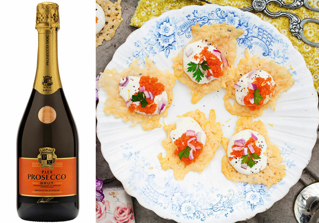 P.Lex Prosecco Brut passar till parmesanchips. P.Lex Prosecco Brut passar till parmesanchips.