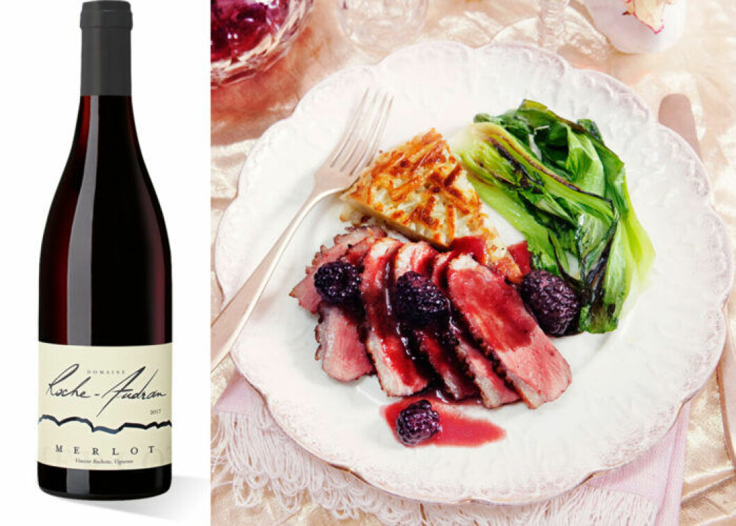 Roche Audran Merlot passar till anka. Roche Audran Merlot passar till anka.