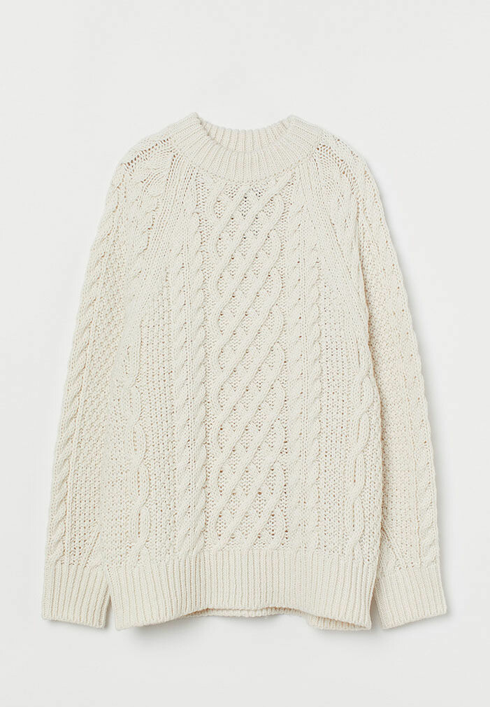 vit-kabelstickad-h&m