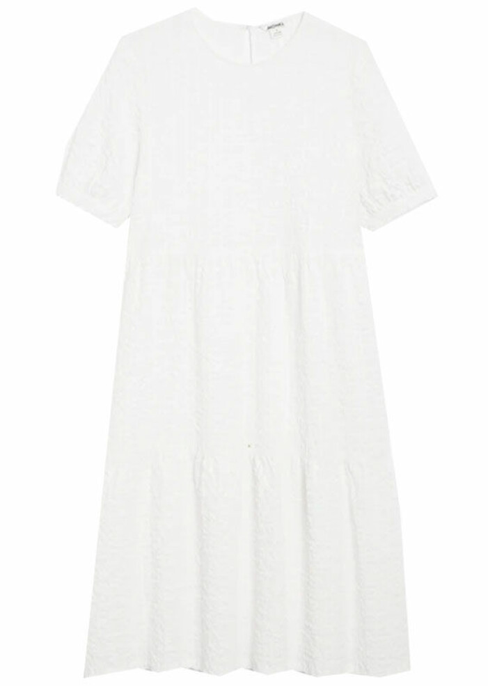 vit klänning monki