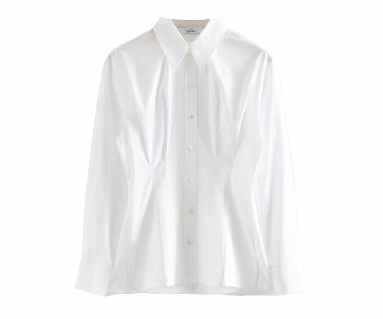 skjorta i vit nyans med figurnära passform gjord i ekologisk bomull från &amp; Other Stories