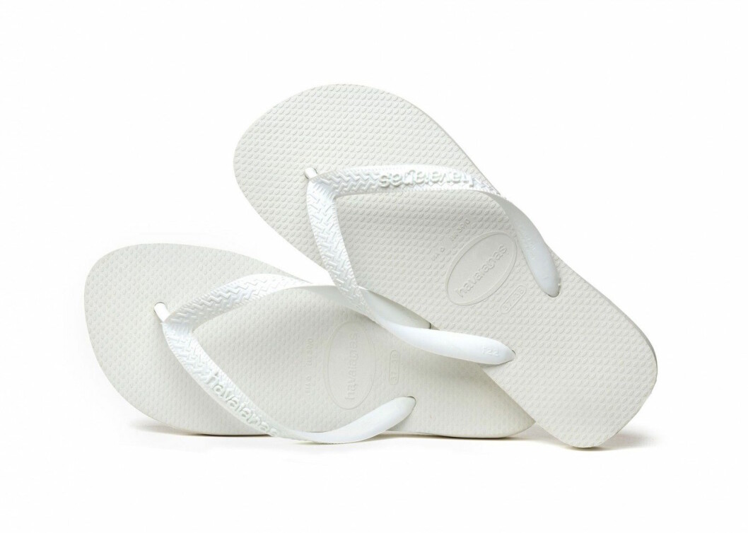 Vita Havianas flipflopsandaler