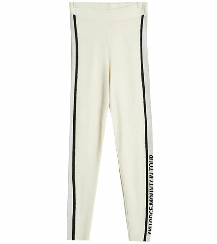 vita stickade byxor gina tricot