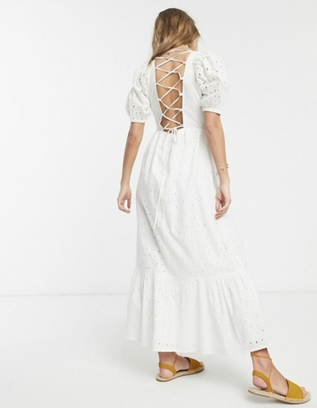 Vit klänning från asos.