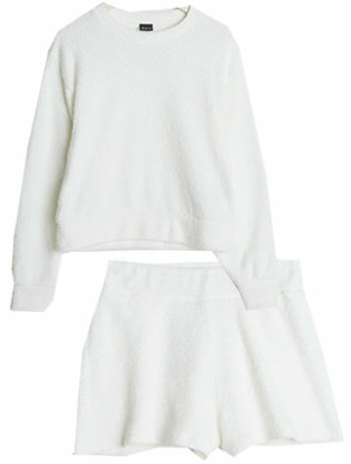 vitt fluffigt gina tricot