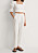 vitt matchande set med topp och byxor i linne från Na-kd