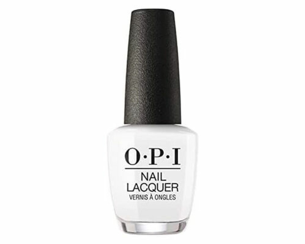 vitt nagellack opi funny bunny