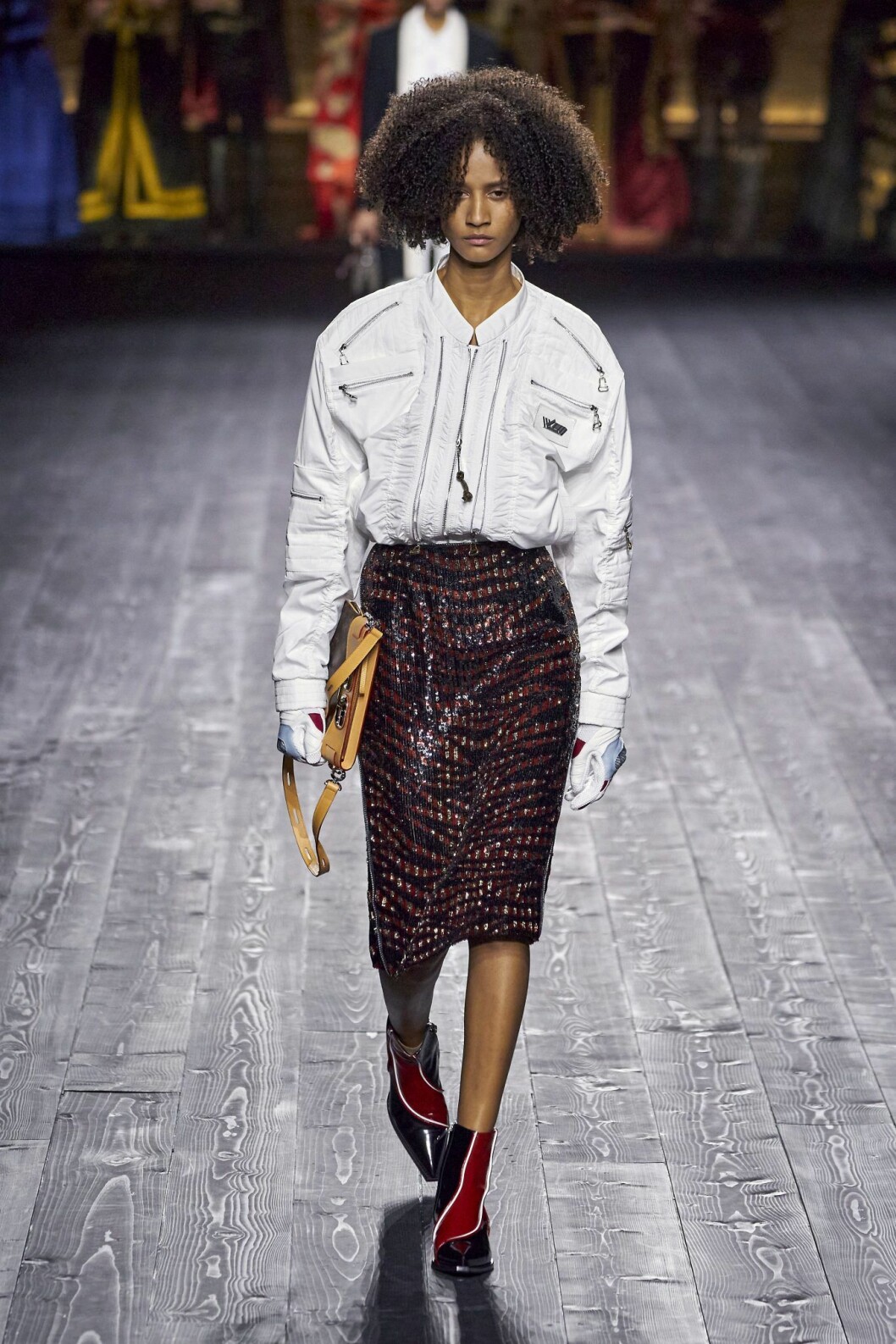 Louis Vuitton AW20 Louis Vuitton zebrakjol