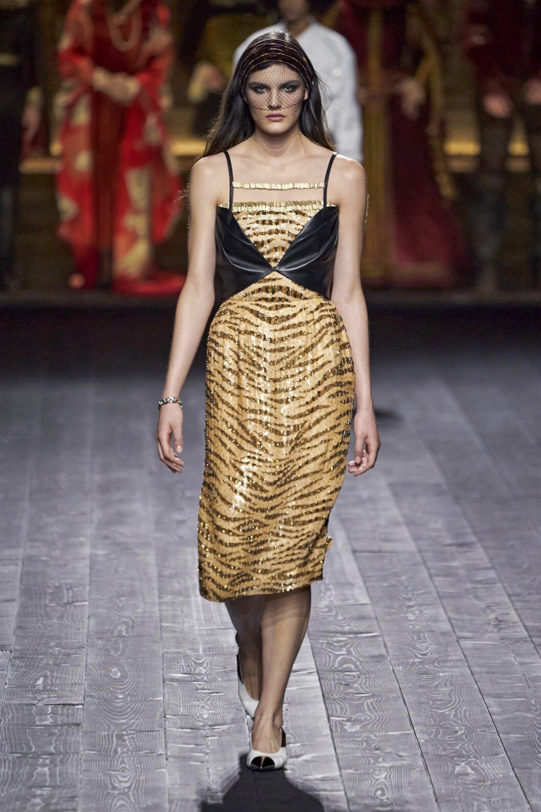Louis Vuitton AW20 Louis Vuitton zebraklänning