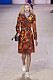60-tals mönstrad kappa på Louis Vuittons vårvisning 2020