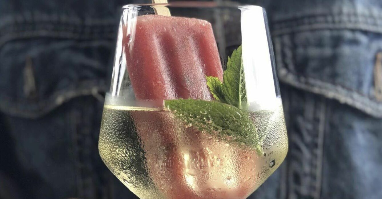 Watermelon Popsicle – isglass och bubbel i ett och samma glas