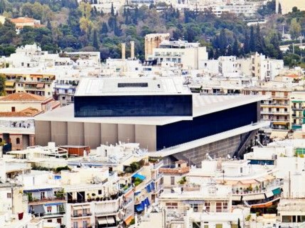 Akropolismuseet i Aten hittas på adressen 15 Akropolismuseet, adress Dionysiou Areopagitou Street. Foto: Meister Eiskalt/Wikipedia Commons weekend-resetips-aten-emma-olbers-Acropolis_Museum_in_2014-foto-M(e)ister-Eiskalt