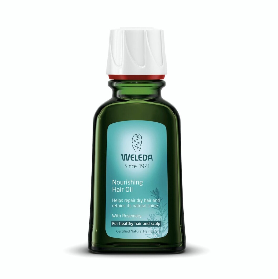 Nourishing hair oil från Weleda.