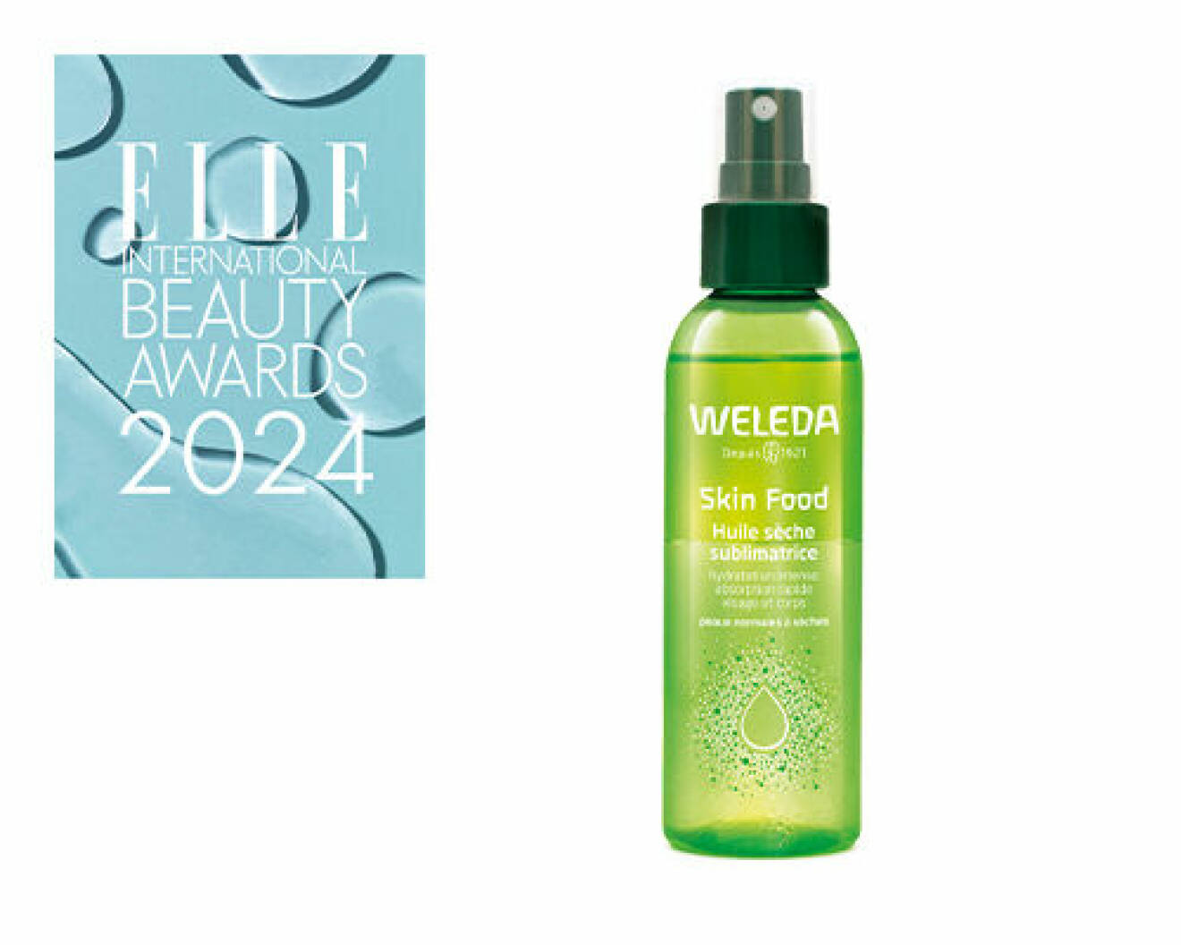 weleda skin food bäst i test 2024 elle international beauty awards
