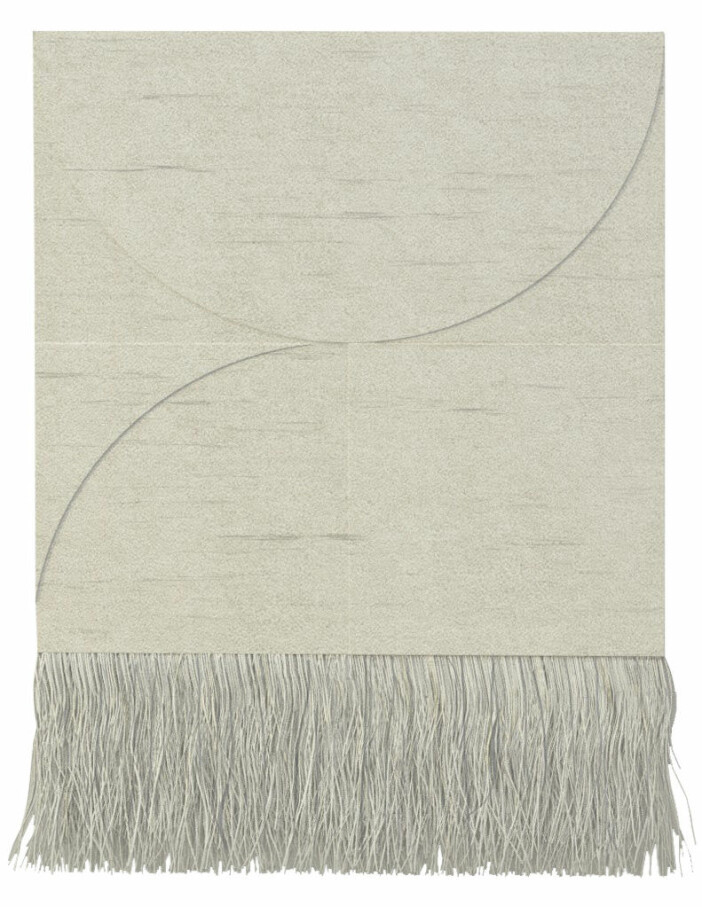 xVäggdekorationen Wallhanging fringe från Layered.
