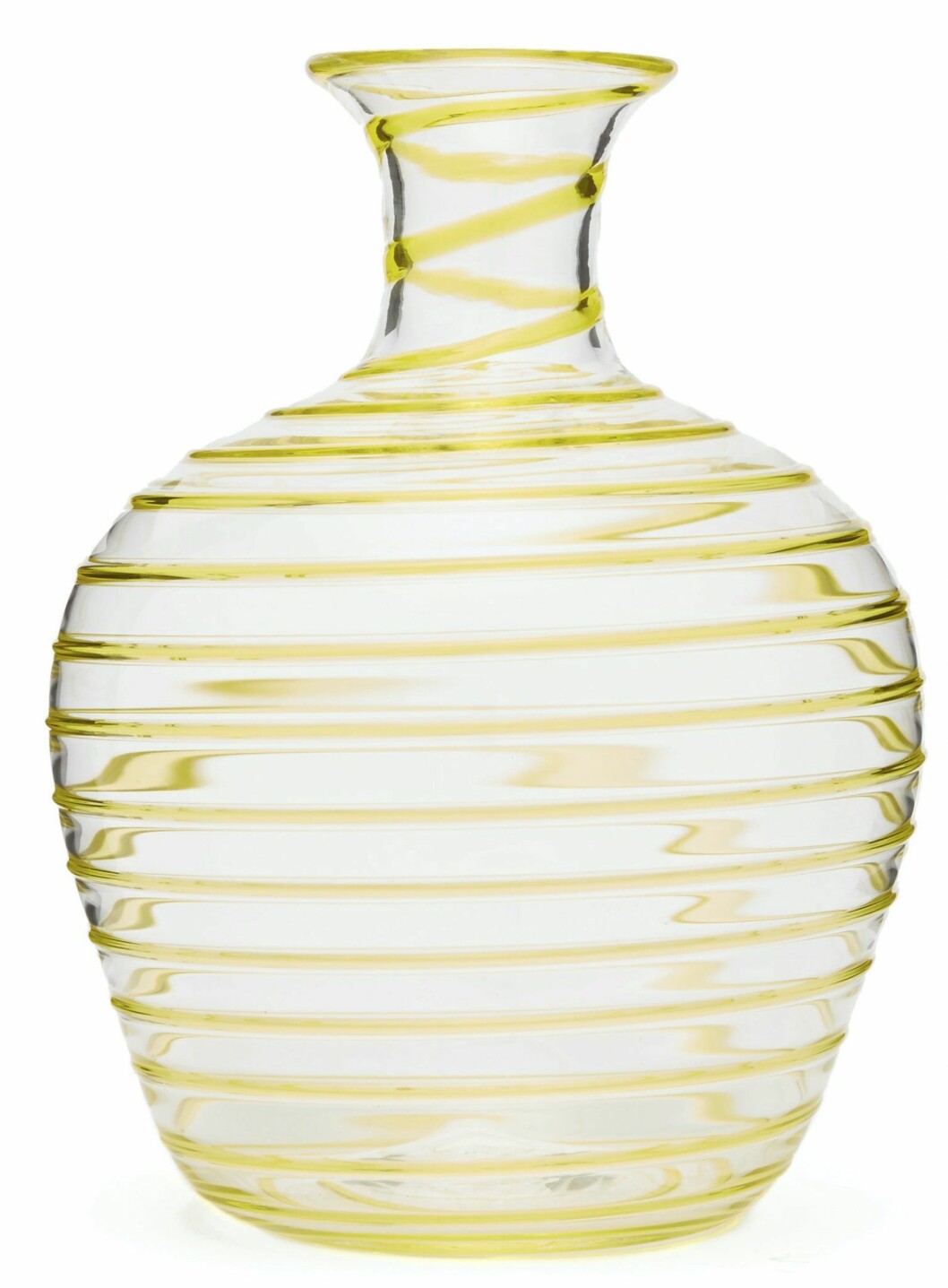 glaskaraff i citrus från Yali Glass.