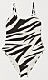 Baddräkt i zebramönster från H&M.