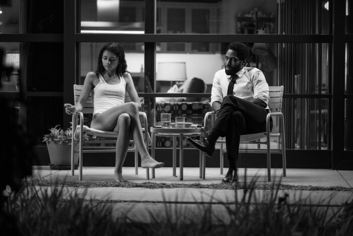 Zendaya Coleman och John David Washington spelar mot varandra i <span class=" italic" data-lab-italic_desktop="italic">Malcolm & Marie</span>. Foto: Netflix. Zendaya Coleman och John David Washington spelar i Malcolm & Marie