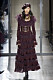 NYFW Zimmerman, lång klänning med tyll i Burgundy.
