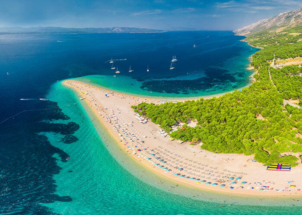Foto: Shutterstock Zlatni Rat är en Instagram-vänlig strand i Kroatien