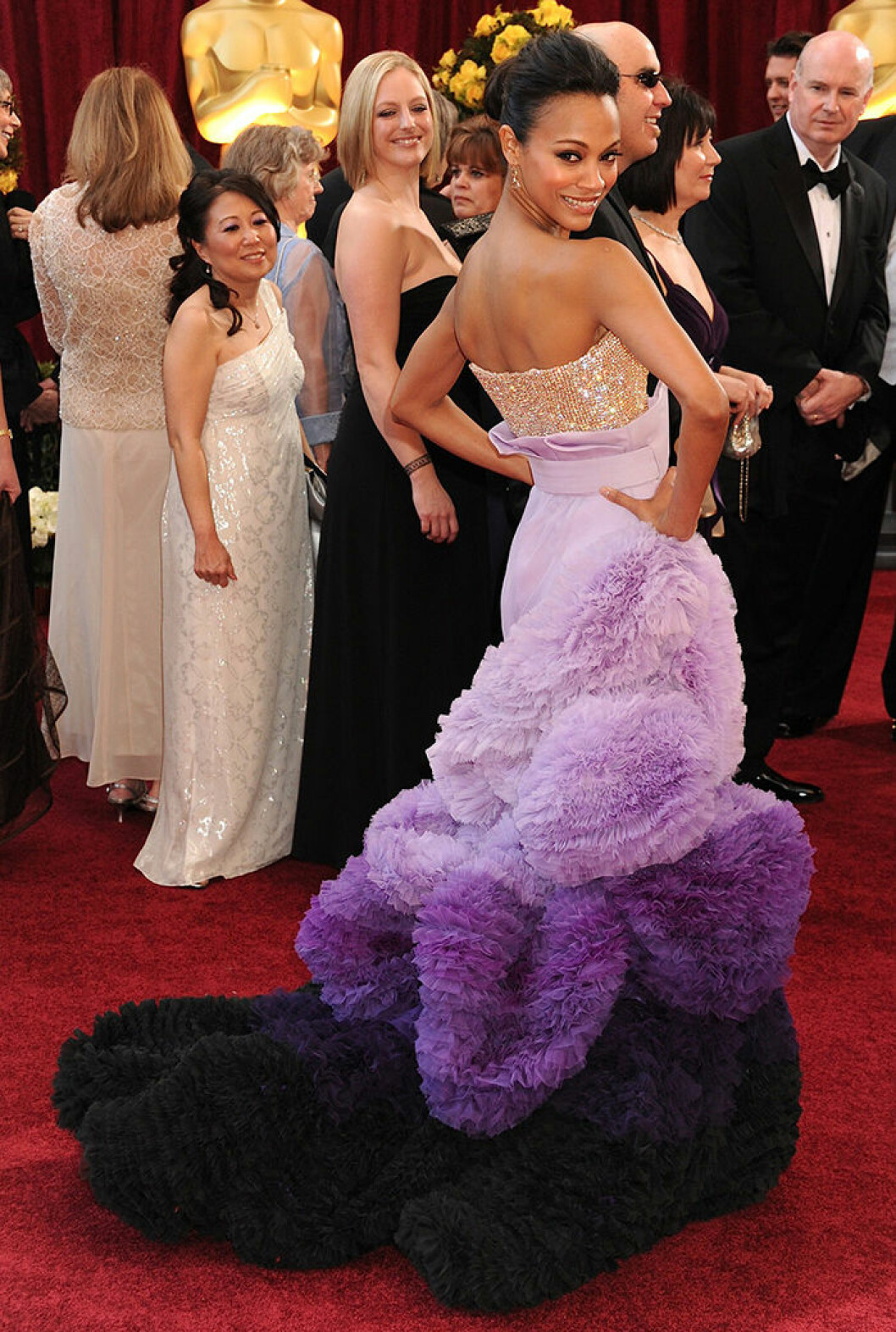 Zoe Saldana i Givenchy Couture